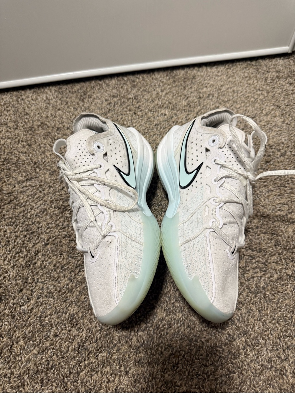 Nike Air Zoom GT Cut 3 EP White Glacier Blue - DV2918-104 - Picture 5 of 9